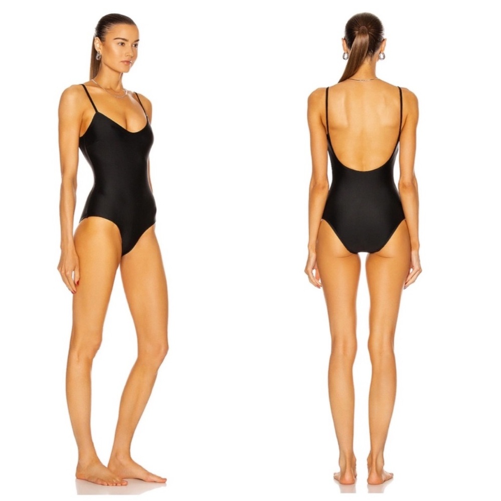 Matteau || Scoop Maillot Swimsuit Black Matteau Sz 1 US 2